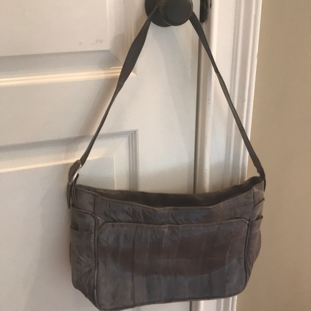 Genuine EEL skin bag - Vintage
